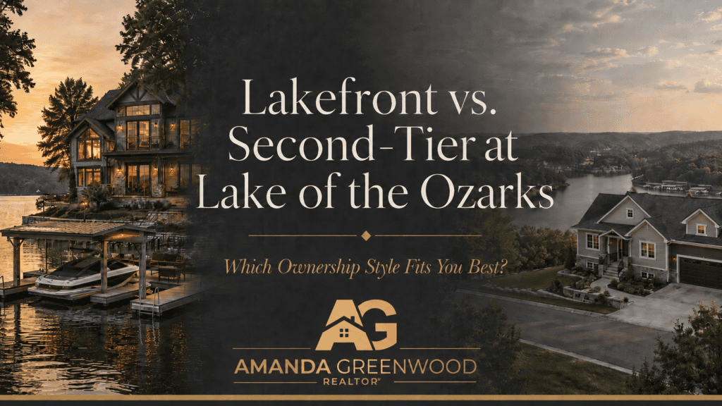 Lakefront vs Second-Tier at Lake of the Ozarks: Which Fits You Best?